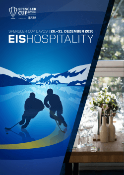 eishospitality - Spengler Cup