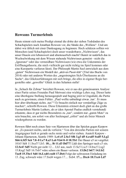 Rowsons Turmerlebnis (20.02.16)