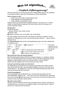 Dreifach-Differenzierung?