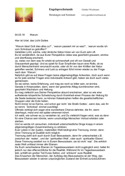 Hier ist Uriel, das Licht Gottes