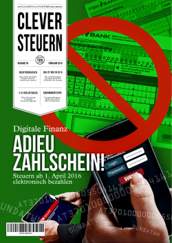 Download: Kanzlei-Magazin “Clever Steuern”