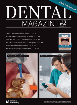Im Fokus: Dentinkaries