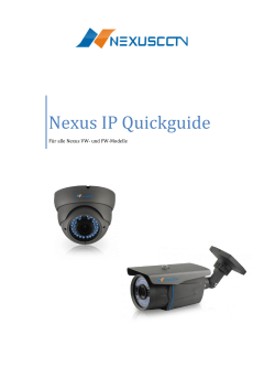 Nexus IP Quickguide - CINEMA