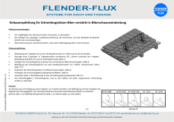 Aufbauempfehlung - FLENDER-FLUX