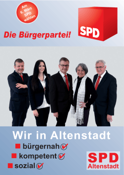 Wahlprogramm 2016 - SPD