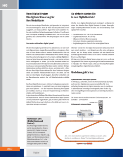 Ihr Weg zur digitalen Anlage