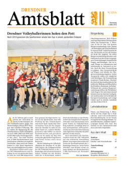 Dresdner Amtsblatt