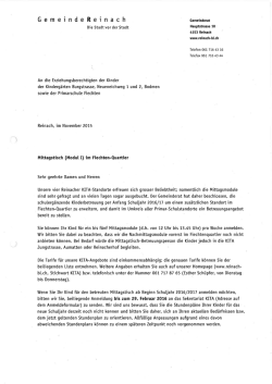 Information Mittagstisch Fiechten
