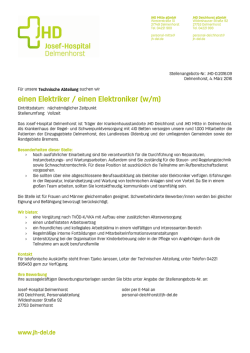 erfahren Sie mehr über dieses Stellenangebot. - Josef