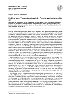 pdf-Download - Leibniz-Sozietät der Wissenschaften zu Berlin eV