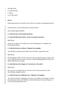 Druckfassung im Antragsheft