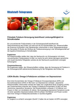 Newsletter „Gesundsein aktuell“ herunterladen