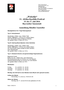 diesem PDF - Afrika Karibik Festival