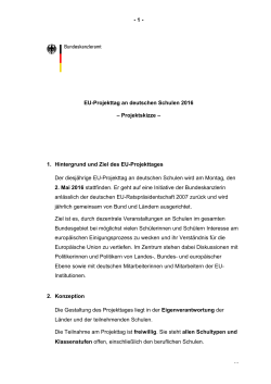 1 - EU-Projekttag an deutschen Schulen 2016