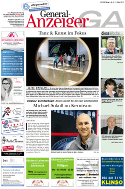 Aktuelle Ausgabe - effingermedien.ch