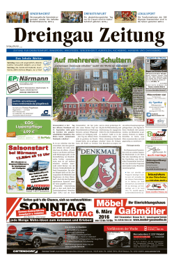 sonntag - Dreingau Zeitung
