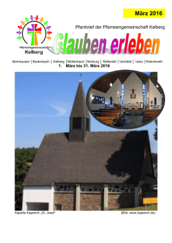 März 2016 - Pfarreiengemeinschaft Kelberg