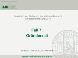 07_Gründerzeit - Examinatorium Zivilrecht