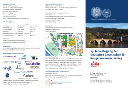 Programm - UniversitätsKlinikum Heidelberg
