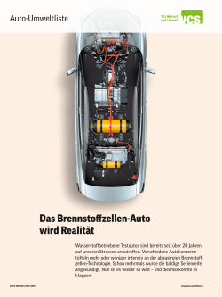 Das Brennstoffzellen-Auto wird Realität - Auto