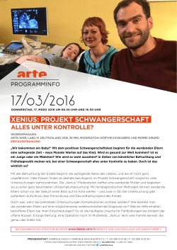 Programminfo - Arte Presse