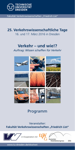 Programm - Technische Universität Dresden