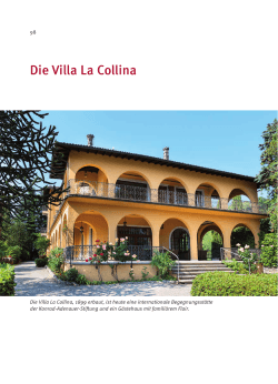 Die Villa La Collina - Konrad-Adenauer