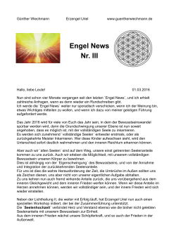 Engel News III 29.02.16