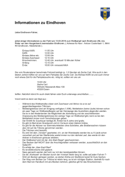 Informationen zu Eindhoven