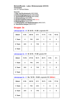 Gruppe: 2a - HAW Hamburg
