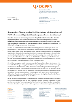 Germanwings-Absturz: mediale Berichterstattung oft