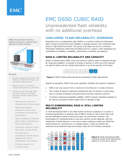EMC DSSD Cubic RAID