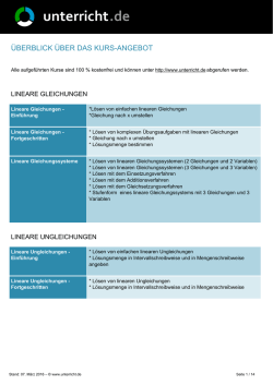 Kostenlose Mathematik-Übungen zum Online-Lernen