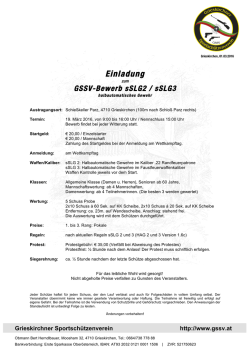 GSSV-Bewerb sSLG2 / sSLG3