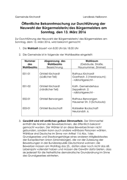 hier - Gemeinde Kirchardt