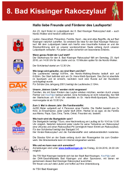 Infoblatt - TSV Bad Kissingen