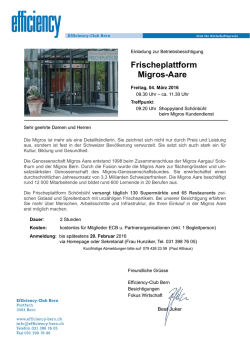 Frischeplattform Migros-Aare