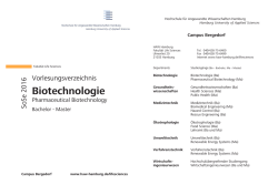 Vorlesungsverzeichnis