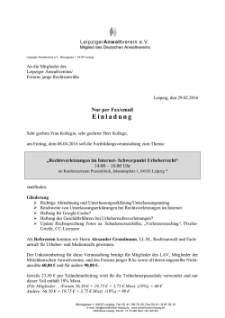 Einladung