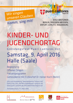 Plakat Gründungsfest Halle