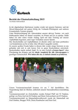 Eisstock - ASV Martinszell