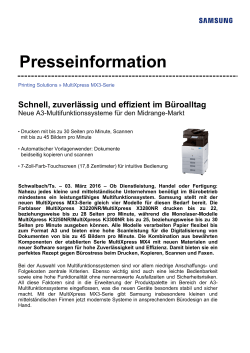 Schnell, zuverlässig und effizient im Büroalltag