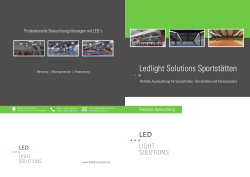 Ledlight Solutions Sportstätten