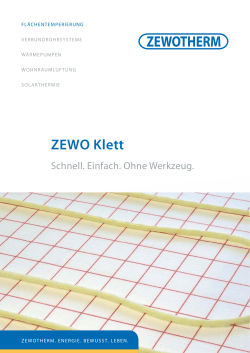 ZEWO Klett - Zewotherm