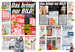 Kleine BILD Zeitung Februar 2016 - Cottbusser Presse Vertrieb OHG