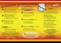 Jahreskalender - Gasthof Vosse