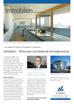 Immobilien &mdash; Wohnraum und bleibende Verm&ouml;genswerte