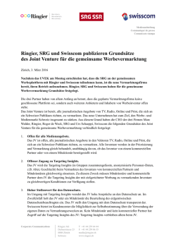 Grunds&auml;tze des Werbe-Joint-Venture