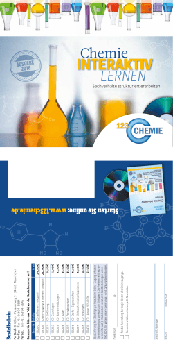 Im Katalog blättern - Chemie interaktiv lernen
