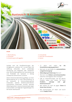 Whitepaper - Obsolescence Austausch Portal Rail
